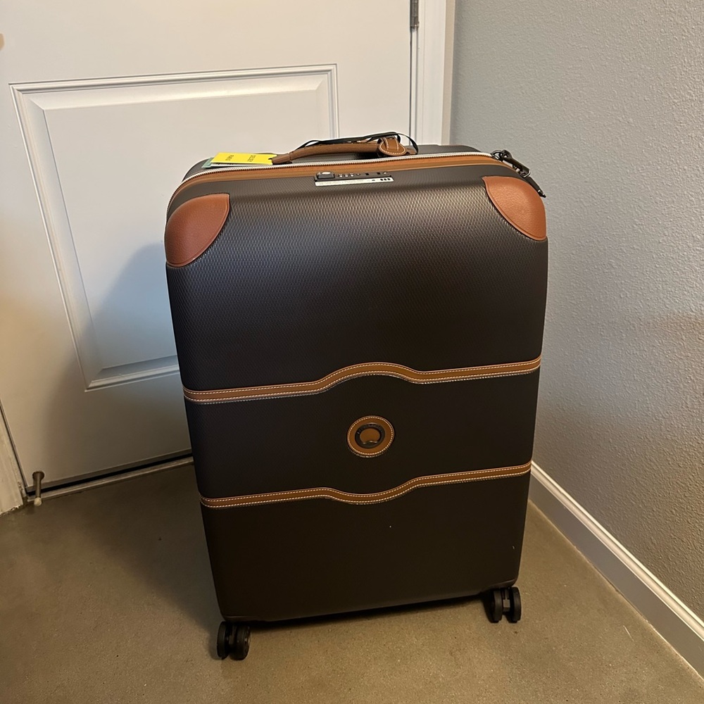 Delsey Paris Black and Brown Luggage